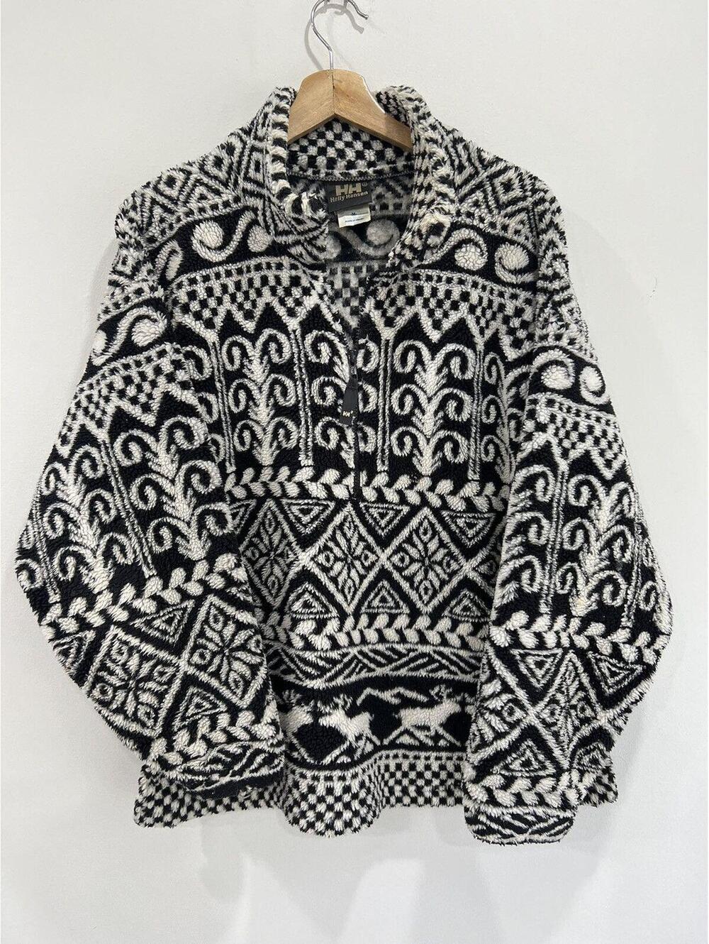 Vintage Helly Hansen Quarter Zip Fleece Sweater